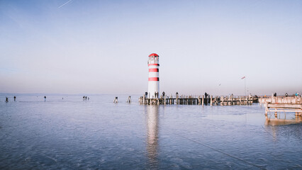 Winter view of Lake Neusiedler