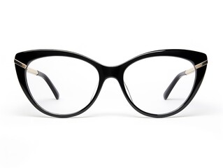 Designer Eyeglasses Fashion Accessory Isolated on White Background AI Generated