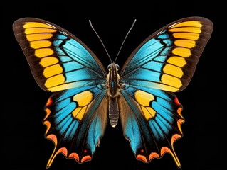 Exotic Butterfly Specimen Nature Isolated on White Background AI Generated