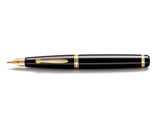 Luxurious Fountain Pen Isolated on White Background AI Generated