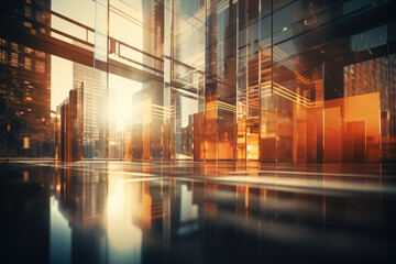 The interplay of light and shadow in the digital realm mirrors the nuanced landscape of banking, emphasizing the depth and complexity of financial solutions.  Generative Ai.