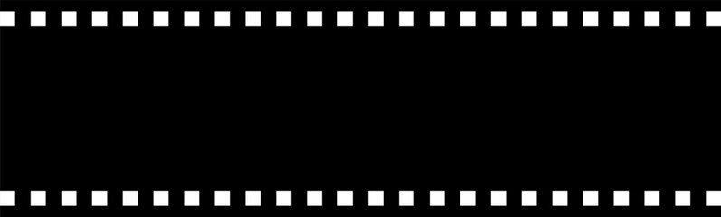 Grunge film strips collection. Old retro cinema movie strip video recording. Vector .