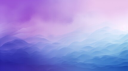Calm and smooth abstract cloudscape in a digital art style, featuring a gradient of lavender to sky blue. Concept of serene background, tranquil sky.