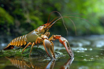 An american crayfish. i found it in a german lake