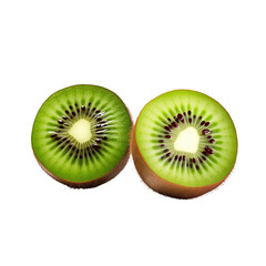 kiwi fruit on transparent background
