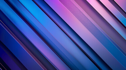 Obraz premium Modern background featuring diagonal blue and purple lines or stripes with a 3D effect and a metallic sheen.