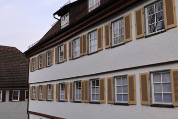 Fototapeta na wymiar Historisches Gebäude in der Altstadt von Sulz am Neckar im Schwarzwald