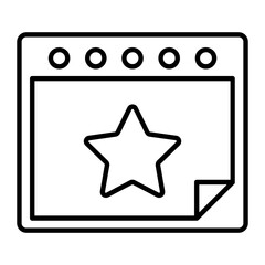 Obraz premium Date Icon