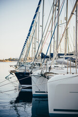 Luxury boats and yachts in the harbor of Kas, Turkey.