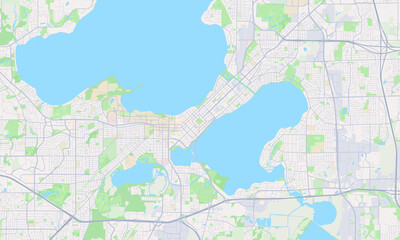 Madison Wisconsin Map, Detailed Map of Madison Wisconsin