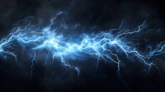 lightning flashes amidst dark backgrounds, wallpaper, in the style of rendered in cinema4d