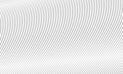 A grid of a set of arcs in black and gray colors. White background background. Vector illustration EPS10.