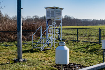 weather station on a clear day