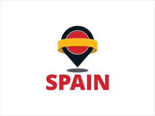 Spanish Location Pin and Flag Spanish Culture and Language