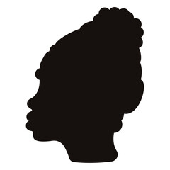 Afro american man character avatar Vector