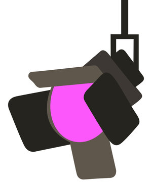 Theater lights icon without background
