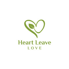 Heart Leave Logo