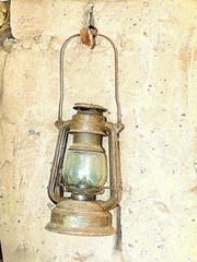lámpara antigua. 