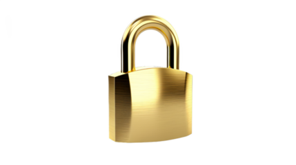 Lock. Isolated on a white background png like
