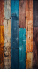  Surface of the old colorful wood texture. Old textured wooden background. Top view.Flat lay.Copy space.Trendy social mockup or wallpaper