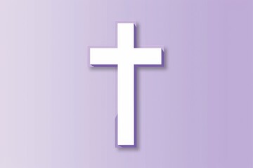 Fototapeta premium A sacred emblem stands out against a regal backdrop, evoking a sense of purity and spirituality