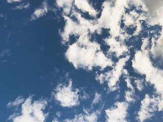 blue sky with clouds