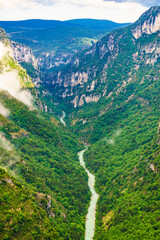 Verdon Gorge in Provence France.