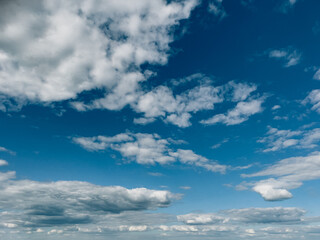 blue sky with clouds