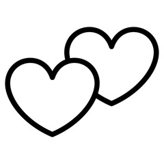 two heart icon