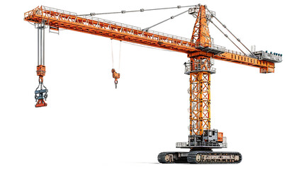 crane cut-out, clipped image