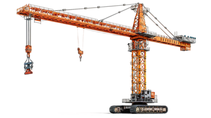 crane cut-out, clipped image