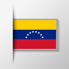 Vector Rectangular Venezuela Flag Background