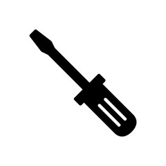 Screwdriver icon vector. tools icon vector