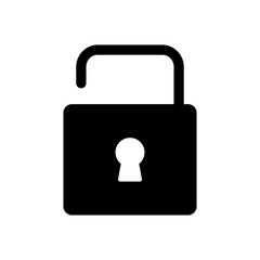Lock icon vector. Padlock icon vector. Encryption icon. Security symbol
