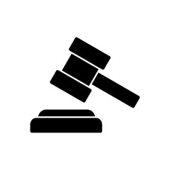 Gavel icon vector. judge gavel icon vector. law icon vector. auction hammer