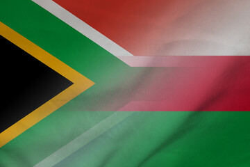 South Africa and Oman official flag transborder negotiation OMN ZAF