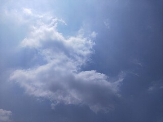 blue sky with clouds