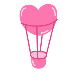 Valentine Pink Cute Element Vector 