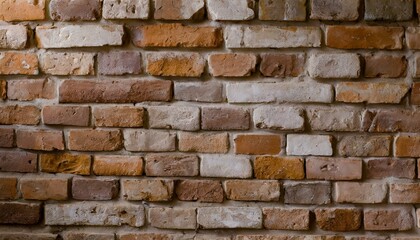 Architecture background. Vintage style brick wall. Panorama Red brick wall texture background
