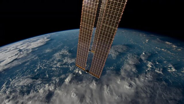 Earth from the International Space Station. 
Credits: Earth Science and Remote Sensing Unit, NASA JSC.