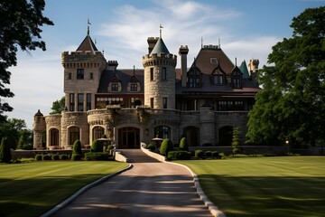 Chateau de Villandry in Quebec City, Canada.