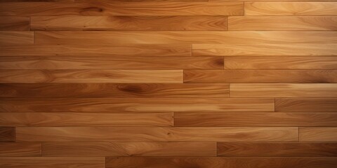 Wooden Floor With Illuminated Texture Generative AI
