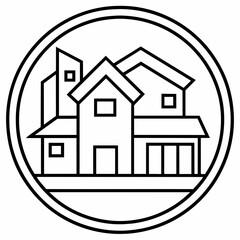Fototapeta premium real estate logo