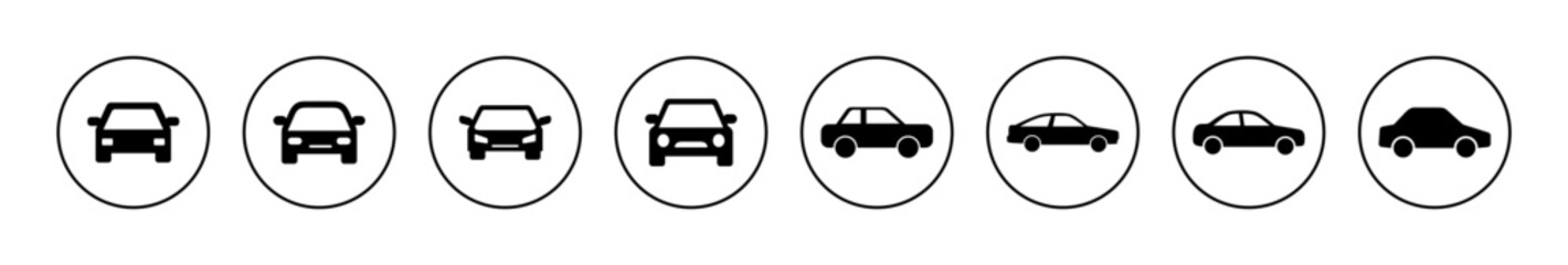 Obraz premium Car icon vector. car sign and symbol. small sedan