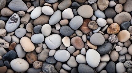 Background from pebbles. Pebble texture. Gravel for garden paths