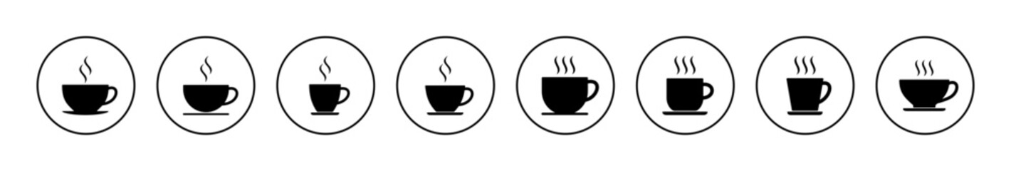 coffee cup icon vector. cup a coffee sign and symbol
