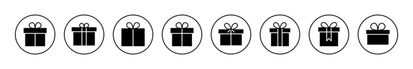 Gift icon vector. gift sign and symbol. birthday gift