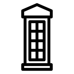 telephone box icon