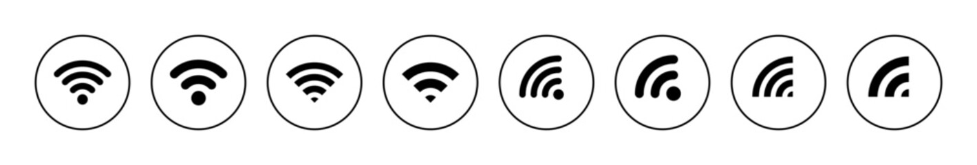 Wifi icon vector. signal sign and symbol. Wireless  icon