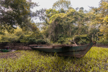 boat on the lake